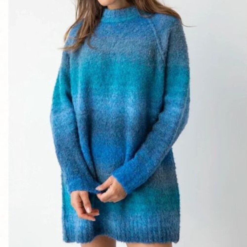 Natural Life Boucle Sweater Mini Dress Size Small 36142